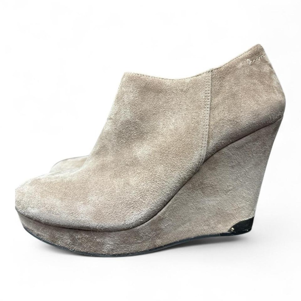 Vince Camuto VS-Klance Tan Suede Zippered Booties, Women's size 8.5 - Picture 2 of 7